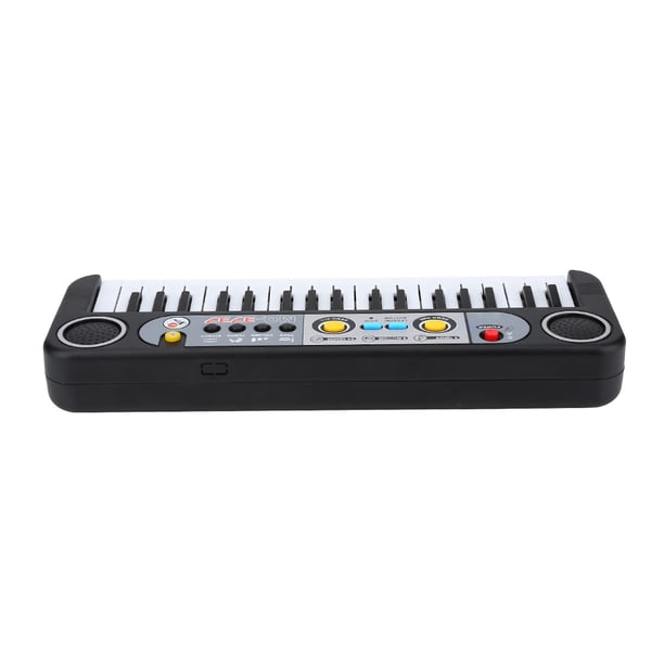 Piano digital eléctrico para principiantes, piano pequeño de 37 teclas con micrófono para tocar instrumento musical Piano digital eléctrico para principiantes, piano pequeño de 37 teclas con micrófono para tocar instrumento musical