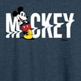 thumbnail image 3 of Disney - Mickey & Friends - Mickey Name Glitch - Women's Lightweight French Terry Long Sleeve Shirt, 3 of 5