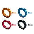 thumbnail image 2 of Lylong 1Pair Aluminum Alloy Mountain Road Bike Grips Fixing Ring End Lock Handlebar Lock Ring Cycle Practical Multicolored Accessories, 2 of 9