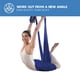thumbnail image 5 of Hamaca y Columpio de Seda Aérea para Yoga en Casa, Ejercicios de Inversión, Kit Inicial para Todos los Niveles - Durable con Correas de Extensión, Mosquetones y Guía de Posturas, 5 of 6