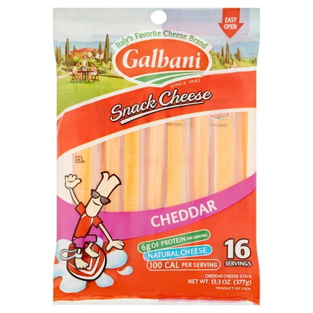 Galbani Cheddar Snack Cheese, 13.3 oz