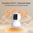 thumbnail image 6 of CINMOORE 3K Indoor Home Camera w/ No Monthly Fees AI Tracking&Face ID, Pet/Dog Camera Indoor w/Phone App, 2.4/5GHz WiFi Camera for Home Security Baby Monitor, Pan/Tilt, Full Duplex 2-Way Audio, 2Pack, 6 of 10