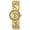 Gold, variant on Women's Gold 26mm Interwoven Crystal Bezel Bangle Watch