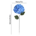 thumbnail image 3 of Artificial Hydrangea Flowers Real Touch Faux Hydrangea Blooms For Home Decor Wedding Arch Bouquet Bridal Handheld Party Floral Supply, 3 of 6