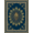 Blue Gold Green, Pattern 20, variant on ODIKA Vintage Watercolor Plume Scrolls Classical Bathroom Ornamental Refined for Playroom, Bedroom, Reading Nook, Pet Friendly & Kids Safe Play