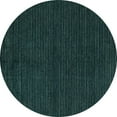 thumbnail image 1 of Ahgly Company Indoor Round Abstract Light Blue Modern Area Rugs, 6' Round, 1 of 4