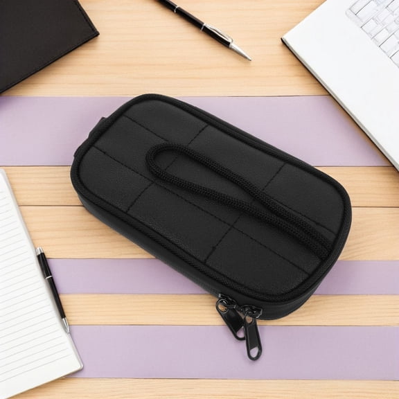 WRITWAA Motorcycle Tank Bag with Magnetic Attachment and Touchscreen Pouch, Black, and Spacious