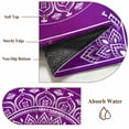thumbnail image 6 of 5'x8' Area Rugs, Purple Boho Indoor Outdoor Area Rug for Living Room Bedroom, Vintage Ethnic Abstract Geometric Aesthetic Washable Bathroom Rugs Kitchen Floor Carpet Mats Home Decor Aesthetic, 6 of 8