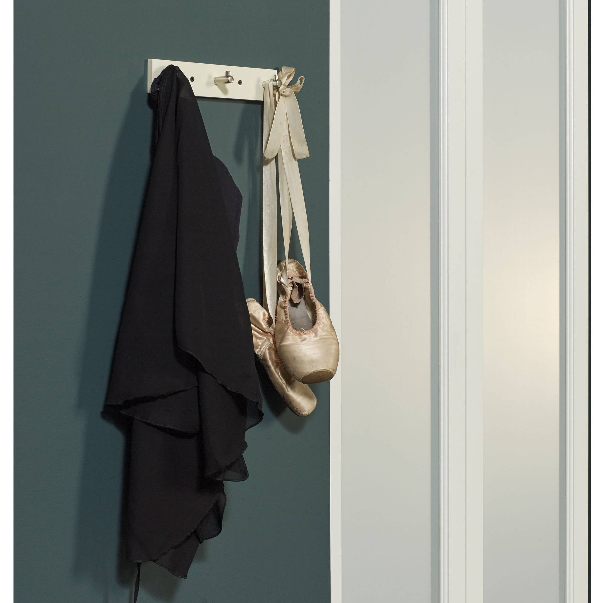 3Hook Coat Hanger, White