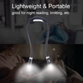 thumbnail image 5 of LYUMO Flexible Neck Hanging LED Light Hands Free Adjustable Bendable Lamp Night Reading Knitting , Reading Neck Light, Flexible Neck Light, 5 of 8