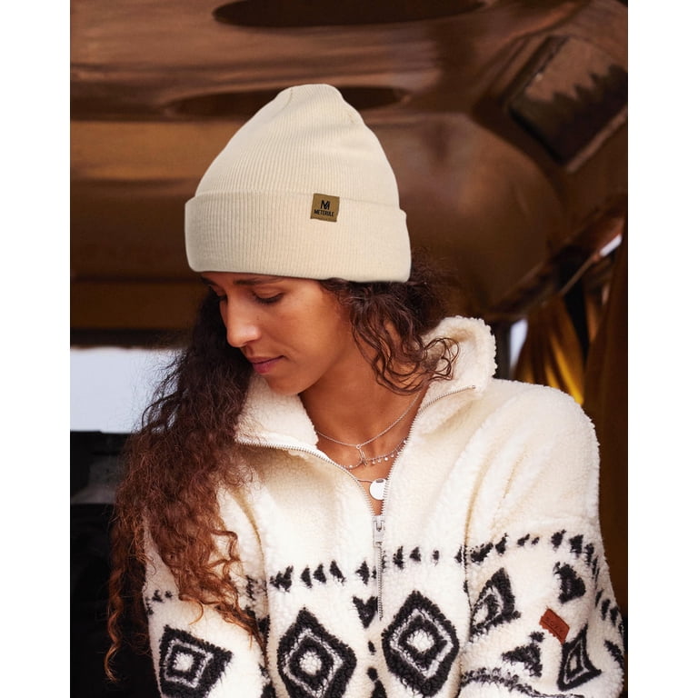 JSEMOY 2Pcs Beanie for Men Women Cuffed Thick Knitted Unisex  display picture 1