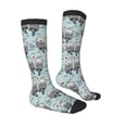 thumbnail image 4 of Lsque Sea Otter Printed Crew Socks Men's Women's LightWeight Thin Casual Calf Socks ,Knee High Socks,Cotton Socks, 4 of 9