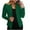 Green, variant on Womens Fall Fashion 2023 Savings! Womens Casual Blazers Lapel Open Front Button Long Sleeve Work Office Jackets Blazer Plus Size Solid Color Cardigan Winter Outerwear for Women