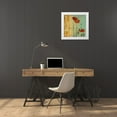 thumbnail image 3 of Montillio, Louise 12x12 White Modern Wood Framed Museum Art Print Titled - Poppies and Damask I, 3 of 4