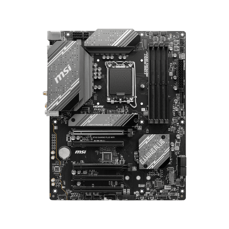 MSI B760 GAMING PLUS WIFI LGA 1700 DDR5 ATX Motherboard - Intel