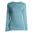 thumbnail image 4 of Time and Tru Women's Long Sleeve Rib T-Shirt, 4 of 7
