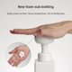 thumbnail image 4 of Dispensador de jabón líquido de 250ml, bomba de espuma con forma de flor, lociones, botella recargable, distribuidor de líquido, botella con Suministros de limpieza para el hogar azul Tipo B Injueey HA006898-10, 4 of 6