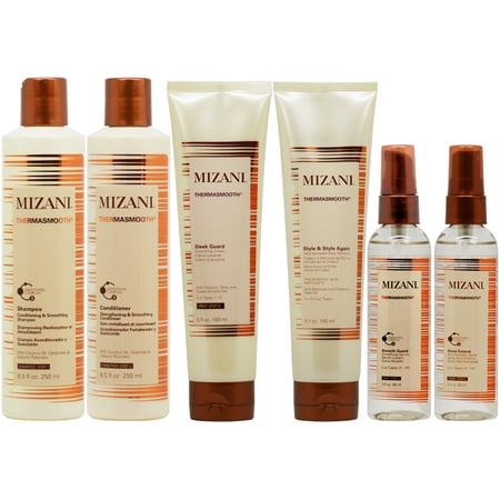 Mizani Thermasmooth Thermal Straightening System 6-piece (Best Thermal Hair Straightening Products)