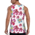 thumbnail image 3 of Easygdp Watercolor Flowers Men's Tank Top, Sleeveless Muscle T Shirts, Breathable, Quick-Dry, Loose for Gym, Running, Fitness - XX-Large, 3 of 9