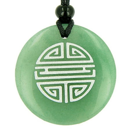 Green Rutilated Quartz Necklace - Long Life Force Magic Amulet Green Quartz Pendant Necklace