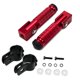 thumbnail image 4 of Reposapiés de motocicleta genéricos, reposapiés plegables de 8 mm, fácil instalación y prácticos. Rojo, 4 of 9