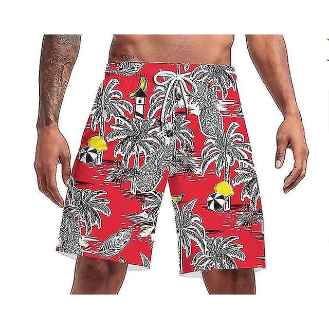 New Seaside Brand Beach Shorts Coconut Tree Creative 3d Digital Printing Beach Pants For Men