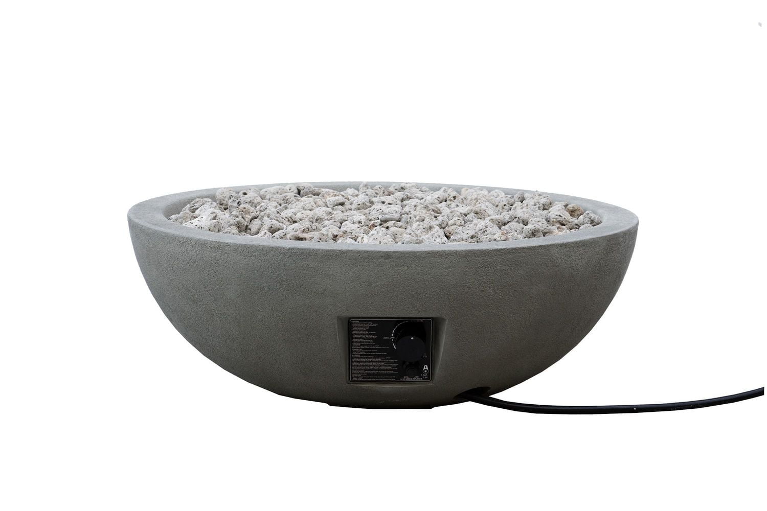 Bond Canmore 36 Inch Envirostone Fire Bowl - 52614, 65,000 BTU