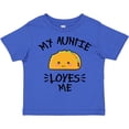 thumbnail image 3 of Inktastic My Auntie Loves Me with Taco Illustration Boys or Girls Toddler T-Shirt, 3 of 5