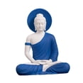 thumbnail image 3 of Estatua de Buda, decoración de mesa, decoración del hogar, regalos de escultura de escritorio de esculturas para restaurantes festival de estanterías Azul, 3 of 9