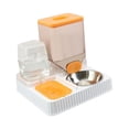 thumbnail image 3 of Comedero y dispensador de agua Yinane Naranja Cuencos para gatos, 3 of 8
