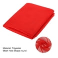thumbnail image 4 of Uxcell 59" Mesh Fabric Slightly Stretchy for Backpack Pocket,Netting Bags, Clothes Net Light Red 4 Yard, 4 of 6