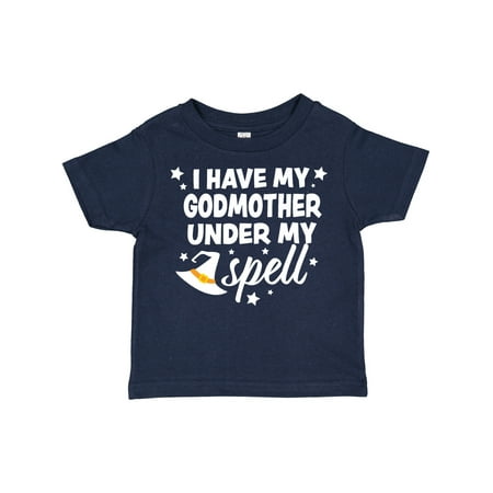 

Inktastic I Have My Godmother Under My Spell with Cute Witch Hat Gift Toddler Boy or Toddler Girl T-Shirt