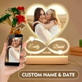 thumbnail image 2 of Gresahom Custom Mom Gifts LED Night Light Picture Frame, Personalized Acrylic Plaque with Photo, Mothers Day Birthday Gift for Mom From Daughter Son Kids, Sentimental Gift for Mum Mommy, 2 of 8