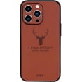thumbnail image 3 of Funda para iPhone 14 Pro Max de color sólido de piel naranja todo incluido con patrón de alce compatible con iPhone 13 12 11 Pro Max Mini XS X XR 7 8 Plus SE2 (iPhone14 Pro Max, naranja), 3 of 5