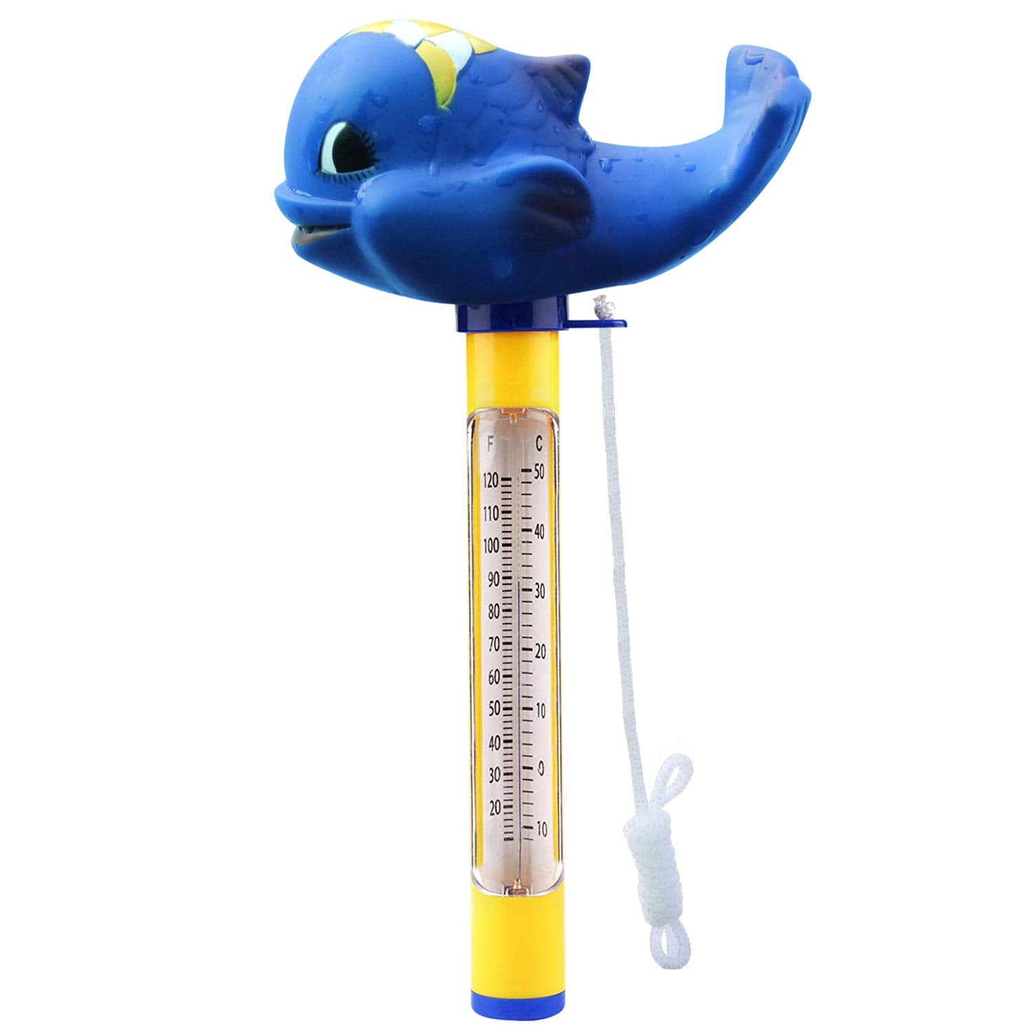 Cute Cartoon Floating Pool Thermometer for Outdoor and Indoor Swimming Pools 