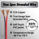 thumbnail image 2 of Wire InstallGear calibre 1/0 (15 m) de aluminio revestido de cobre CCA, 2 of 7