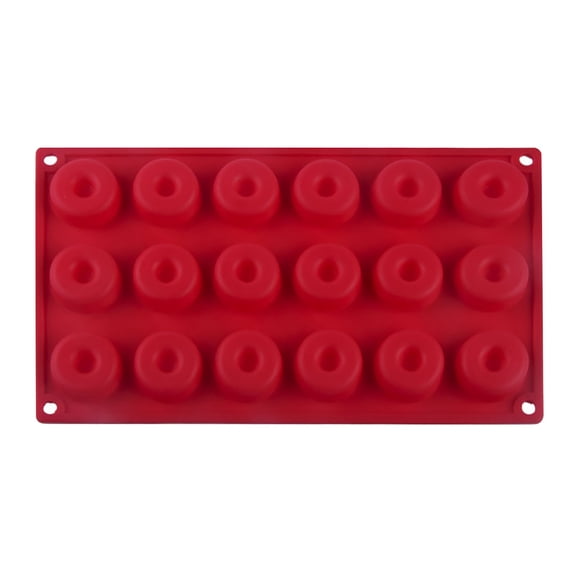 Rewenti Silicone Donut Baking Pan Silicone Donut Molds Donut Baking Tray with 18 Cavity