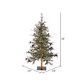 thumbnail image 2 of Vickerman 3' x 29" Sapin de Noël Artificiel Alpin Non Allumé, 2 of 2
