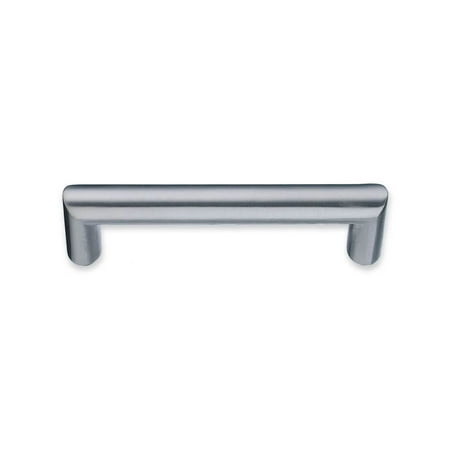 Rectangular Pull Drawer Handle Brushed Chrome Finish (Set of 10) (3.87 in.)