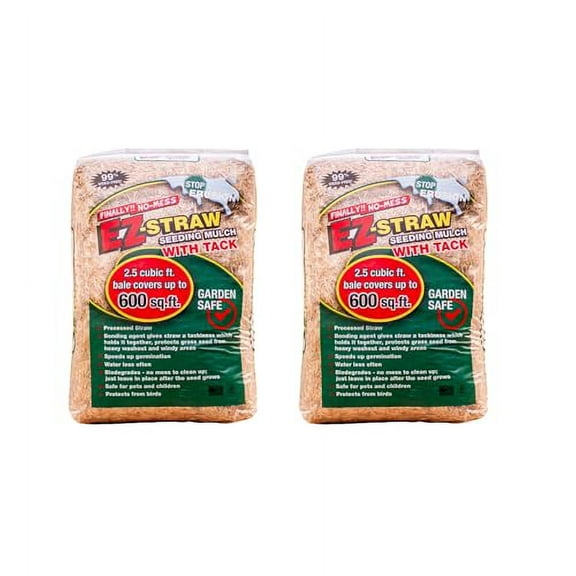 EZ STRAW MULCH 2.5CF