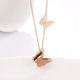 thumbnail image 4 of Joyas para mujer, colgantes de mariposa, collares de mariposa, juegos de aretes - oro rosa brillar Electrónica, 4 of 5
