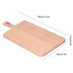 thumbnail image 5 of Placa De Madera, Superficie Perfecta Y Color Placa De Madera De Granos Múltiples, Material De Madera Natural Respetuoso Con El Medio Ambiente, Para Regalo Restaurante De Frutas En ANGGREK Fruit Cutting Board, 5 of 8