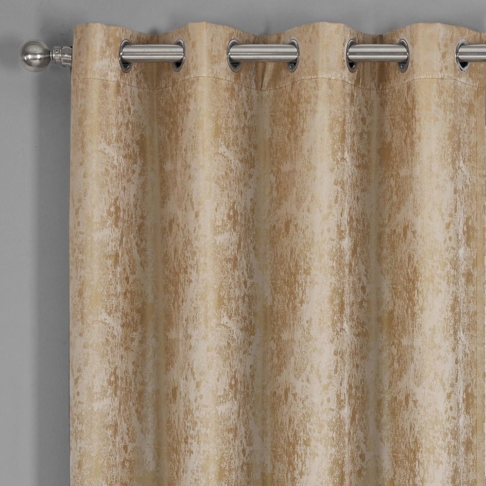 Royal Tradition Contemporary 2 Piece Solid 100% Blackout Curtain Panel