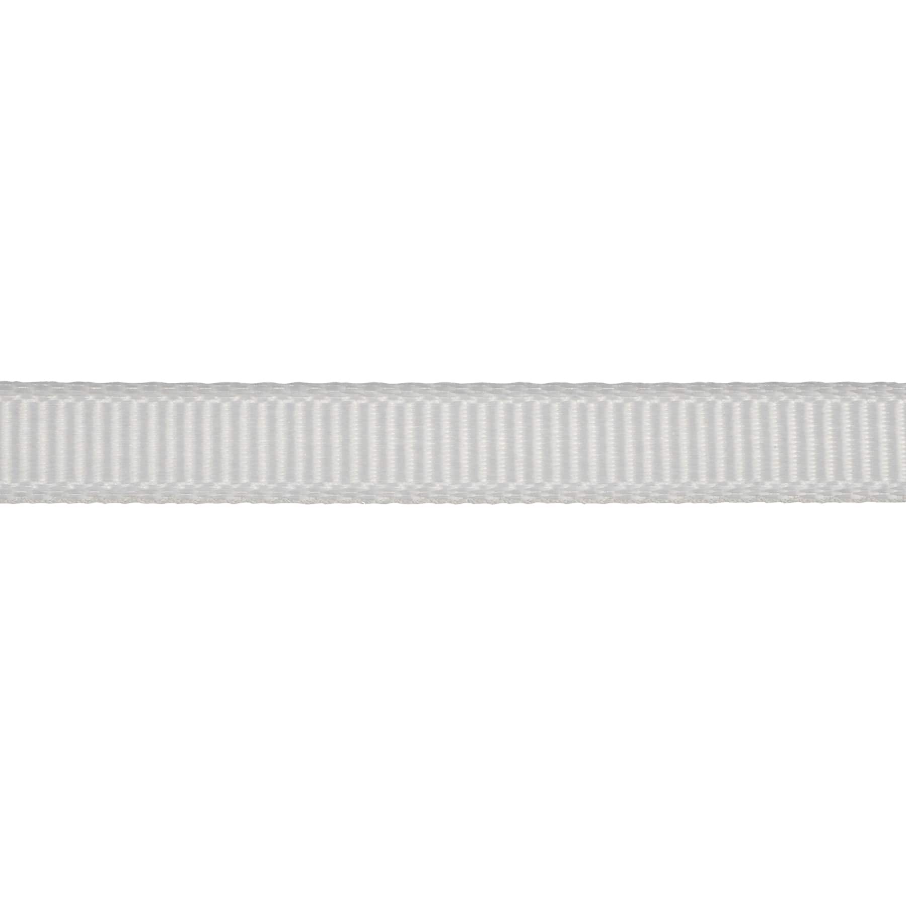1/4" x 10yd Gray Grosgrain Ribbon by Celebrate It – Non-Wired Woven Edge Ribbon - Polyester - Ideal for Crafts - Gift Wrap - and Bows - 24 Pack