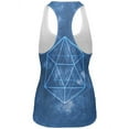 thumbnail image 2 of Sacred Geometry Icosahedron Crystal Wind All Over Womens Work Out Tank Top Multi LG, 2 of 2