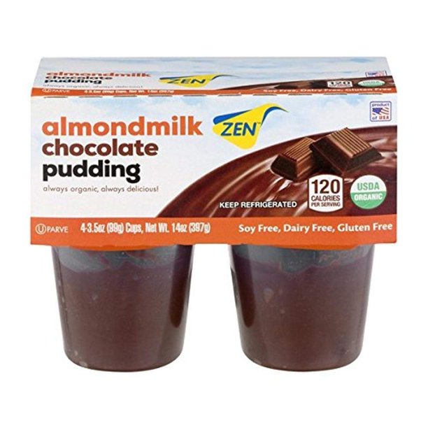 (12 pack)Zen Almond Milk Chocolate Pudding, 14 oz.