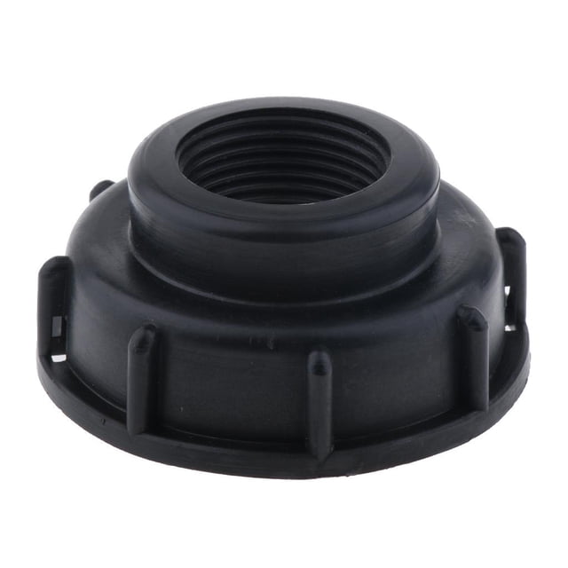 Adaptador De Válvu De IBC Tote Para Mangueras De Tubo, Engrosado, De Duración, Rosca A De 2 Pulgadas, 2 Tamaños - Negro2 2 Macarena Adaptador de válvula de tanque IBC Tote
