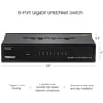 thumbnail image 4 of TRENDnet TEG-S82g, 8-Port Gigabit GREENnet Switch, 4 of 10