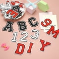 thumbnail image 4 of Uxcell Iron on Letter Patches, Chenille Letter Patches Embroidered Patch for Repairing Jeans Clothing Bags Hats Shirt Craft Alphabet R, 4 of 7