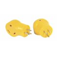 thumbnail image 2 of Camco Power Cord Adapter 55325 Power Grip; For Connecting RV Power Inlet To Standard Power Source; 15 Amp Male To 30 Amp Female; 15 Amp; Non Locking; Not Waterproof; Without Plug Head Handle, 2 of 2